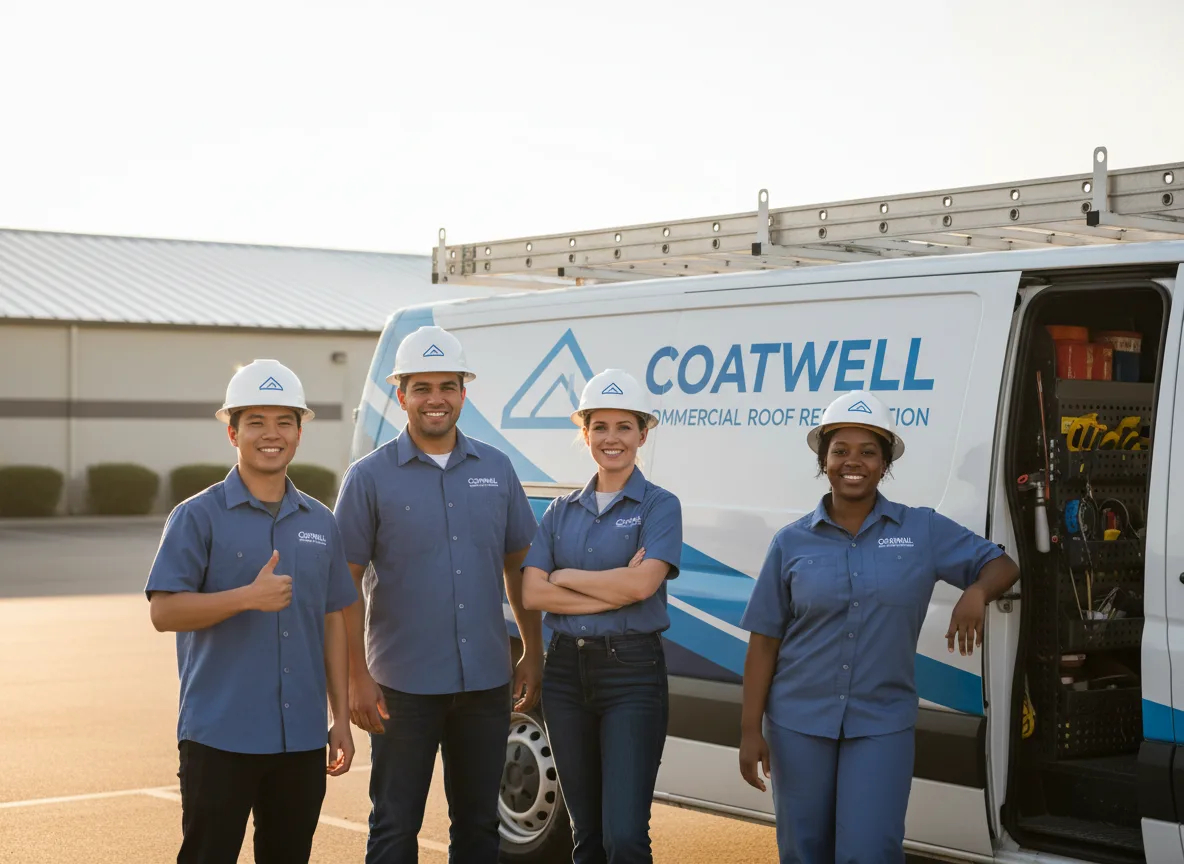 Commercial roof coating company in Neola, UT